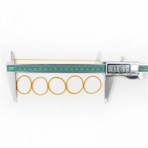 Spot en gros jaune transparent classique haute sécurité élastique et protection de l\'environnement bande de caoutchouc agricole