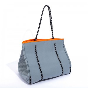 Vente chaude mode voyage bretelles sac femmes piscine sacs de plage grand large sac fourre-tout ennéoprène