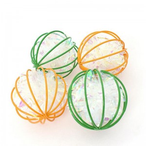 Boule de cloche de fer colorée