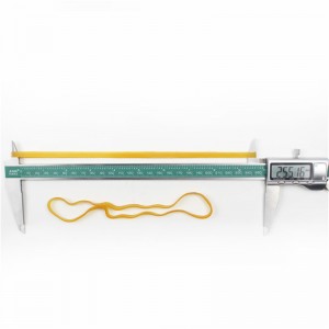 Personnalisable allongé et élargi jaunenaturel transparent durable élastique haute résilience