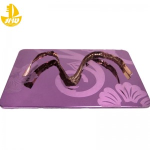 Panneau miroir en acier inoxydable N ° 4