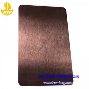 Couleur en acier inoxydable de la carte givréen ° 1