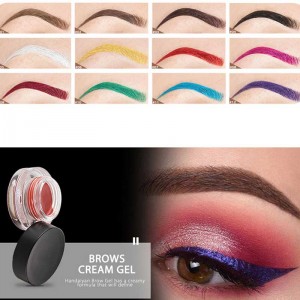 Crème de sourcil étanche à la étiquette privée