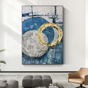 Nouveau design 100% Toile peinte à la main Photo de l\'art pour la décoration de la chambre Abstrait Vintage Huile Peinture