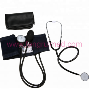 Sphygmomanomètre aneroïde avec stéthoscope