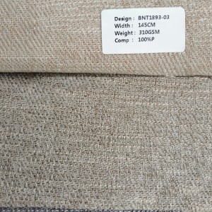 Tissu en lin en coton teint de fil BNT1893