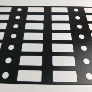 0.25 Feuille d\'isolation PC Retard PC Joint Noir facile à courber Traitement en gros