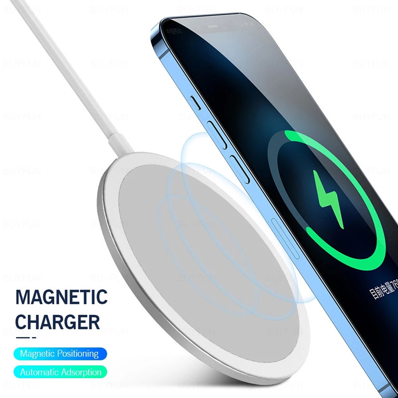 Chargeur de téléphone sans fil magnétique Magsafe 15W Chargeur Portable Magsafe pour Apple iPhone 12 11 Pro Max Produit de vente Amazon Hot style