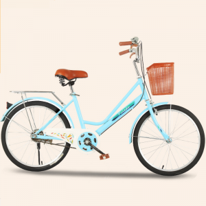 Populaire 24 \\\\ \'\\\\\' 26 pouces Bicycle Homme et femme High Carbon City Vélo avec panier