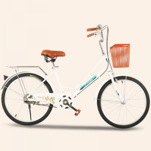 Populaire 24 \\\\ \'\\\\\' 26 pouces Bicycle Homme et femme High Carbon City Vélo avec panier