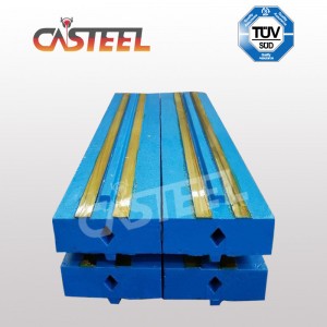 Chrome élevé, martensite avec barre de soufflage en céramique pour Kleemann MR110, MR122, concasseur d\'impact de MR130