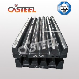 Sandvik CJ411 (JM1211) CJ412 CJ612, CJ615 Plaques à mâchoires