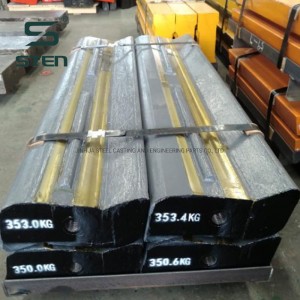 McColsky I54 Barre de soufflage High Chrome avec inserts en céramique