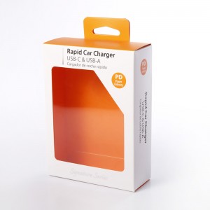 Boîte de fenêtre de paquet de paquebot de plages brillants boîtes d\'emballage papier avec fenêtre claire