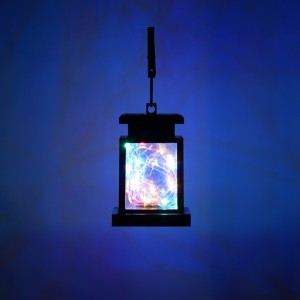 Lanterne Solar Power Twinkle LED Bougie Solaire Solaire Éclairage extérieur Jardin Cuivre Jaune Jaune Embry-arbre Suspending