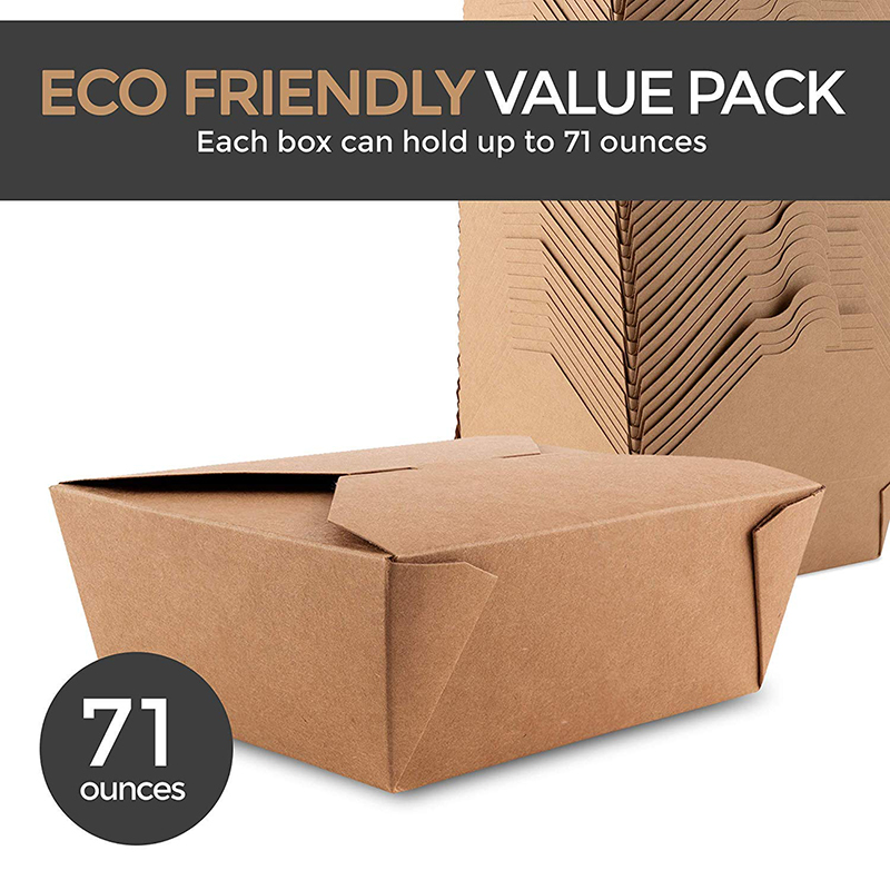 Carton de production d'emballage alimentaire simple de protection de l'environnement