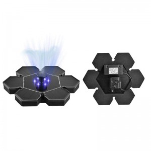 Kit de pompe de pompe à eau d\'eau de paysage solaire à énergie solaire avec lampes à LED/Panneau solaire