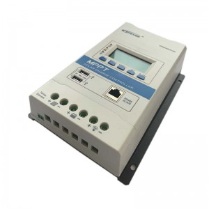 EPEUT 40A 30A 20A 10A MODULAIRE MPPT Contrôleur de charge solaire 12V24VDC MAX.100V PV Panneau d\'affichage de l\'écran LCD Contrôleur de réglementation