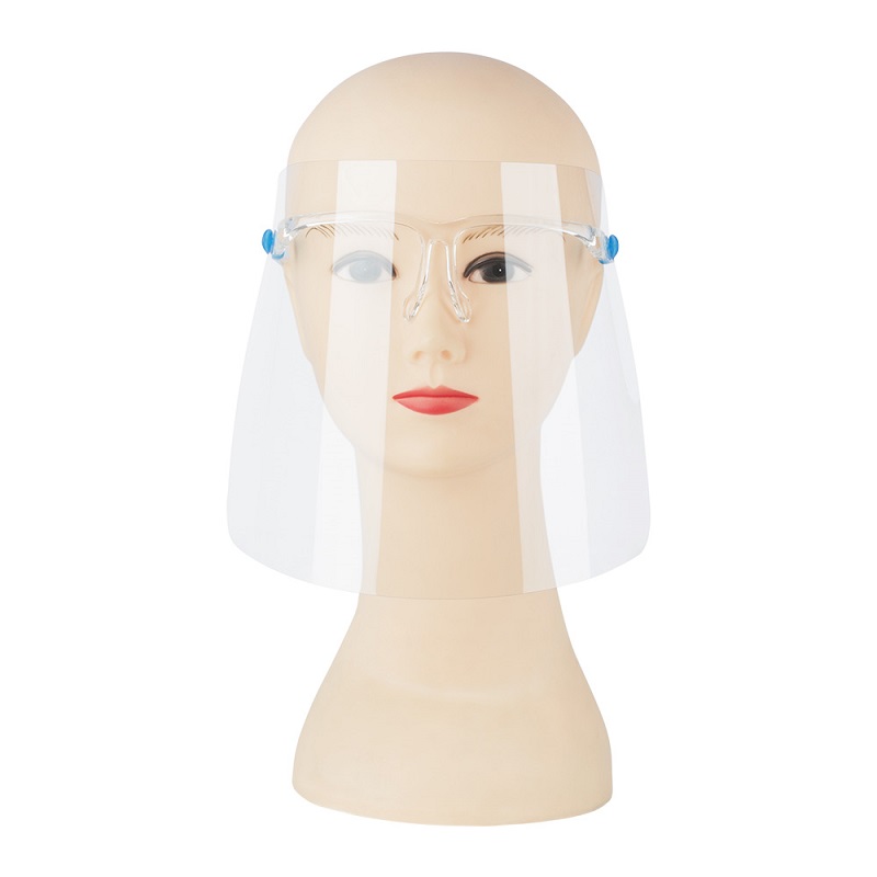 La Chine en gros de l'équipement de sécurité des lunettes de protection faciale en plastique personnalisé