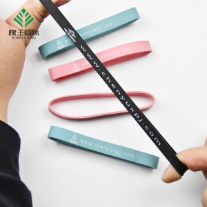 Fabricants de sources Bandes de caoutchouc imprimées personnalisées Publicité Bandes de caoutchouc