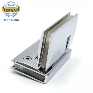 Alliage de zinc/STAlless \\\\ NSTAlless Douche de douche de 135 degrés pour la salle de douche Clip de porte en verre