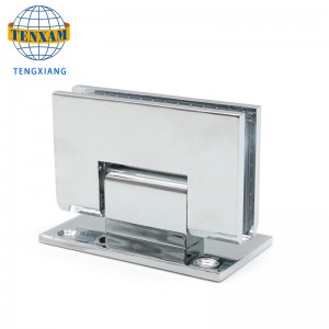 Alliage de zinc épais de précision de haute qualité 304 salle de bain biseautée à 90 degrés pince à charnière