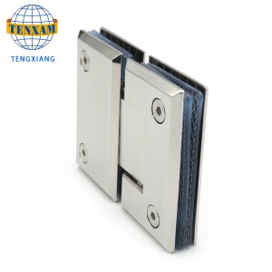 Charnière à écran de douche de 180 degrés pour salle de douche Raccords matériels en verre