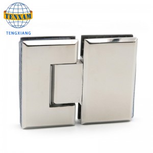 Charnière à écran de douche de 180 degrés pour salle de douche Raccords matériels en verre