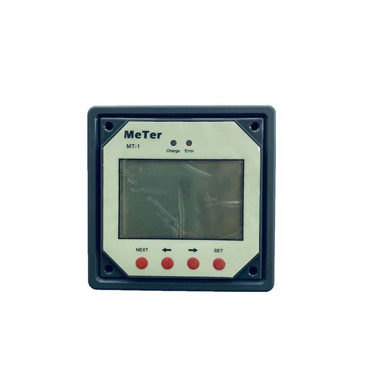Compteur à distance LCD pour double batterie Régulateurs de contrôleur de charge solaire MT-1 avec télécommande géante du câble de 10 m