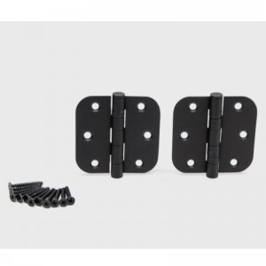 HN005 3,5 pouces en acier inoxydable à charnières de porte intérieure avec coin de rayon de 5/8 pouces