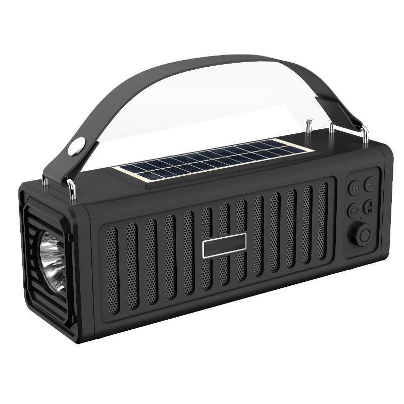 Haut-parleur Bluetooth FB-BSL23 avec puissance solaire et torche LED