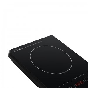 22A3 Pièces de rechange de cuisinière à induction portable, chauffage à induction de bobine à induction et contrôle de la température avec panneau de verre polinoir