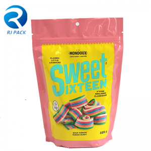 Design personnalisé de haute qualité Stand Up Pochettes pour les bonbons
