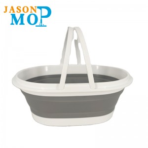 Jason gel de gel de silice pliable avec poignée voiture lave-voiture seau de pêche pliable réservoir d\'eau et sauvegarde de l\'espace