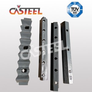 Orca PE1000x 1200 PLAQUE JAW 3 PCS Type Pièces de concasseur OEM, plaque latérale et cales