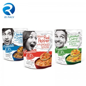 Grade de lanourriture Stand Up Pochette Sauce Tomate Sauce Juice Boisson Sacs d\'emballage