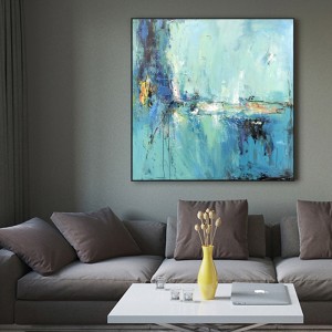 Accueil Décoration Moderne Peinture à l\'huile Toile Art mural à la main Autres peintures