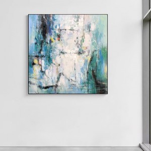 100 personnes à la main personnalisée peinture acrylique toile abstraite texture texture décor mur d\'huile suspendue peinture illustration