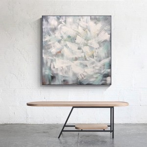 Personnaliser les peintures de toile abstraites modernes peinture à l\'huile à la main pour salon