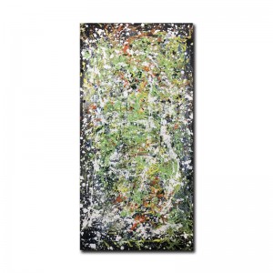 Vente en gros à la main Huile lourde peinture salle de peinture décoration abstraite illustration moderne