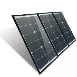 Panneau solaire solaire à haute efficacité pliable Panneau de pliage portable 60W 100W 200W 120W Panneau solaire pliant