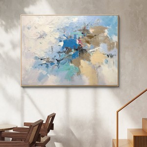 Vente en gros Décoration de l\'hôtel Abstrait Accueil Décoration Mur Art Moderne Art Toile Peinture à l\'huile