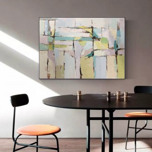 Vente à la main Moderne Moderne Abstrait Toile Art Travail Huile Peinture À Home Décoration