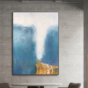 Peinture à la main Grande Toile de peinture à l\'huile abstraite peinture murale contemporaine peinture pour la chambre en direct