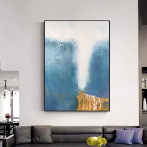 Peinture à la main Grande Toile de peinture à l\'huile abstraite peinture murale contemporaine peinture pour la chambre en direct