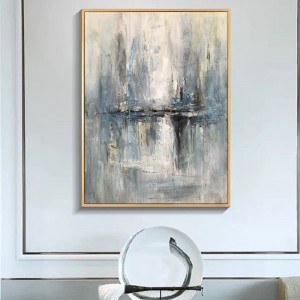 Abstrait Tissu Tissu Toile Toile Décor Mur Pure Main Peint Chine Peinture à l\'huile pour le salon Décor