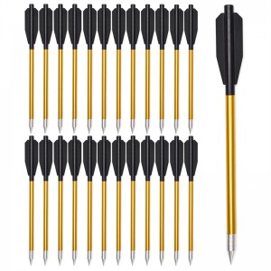 Elong Extérieur 110301 6.5inch Boulons arbalète Point en acier au carbone en aluminium creux pour la chasse à l\'arc