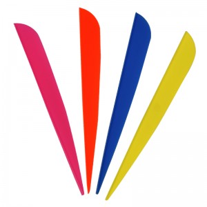 NIKA Tir à l\'arc 170009 5inch Streamline TPU Vane pour le tir à l\'arc de toutes sortes de fusillades arrow