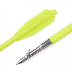 Elong extérieur 110356-17 6.8inch Boulon de pêche Harpon Point en acier Arbre en plastique Forcrossbow