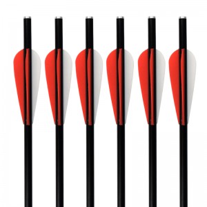 Elong extérieur 117011 16inch od8mm 8031 ​​boulons en fibre de verre chasse à l\'arc utilisant un boulon d\'arbalète